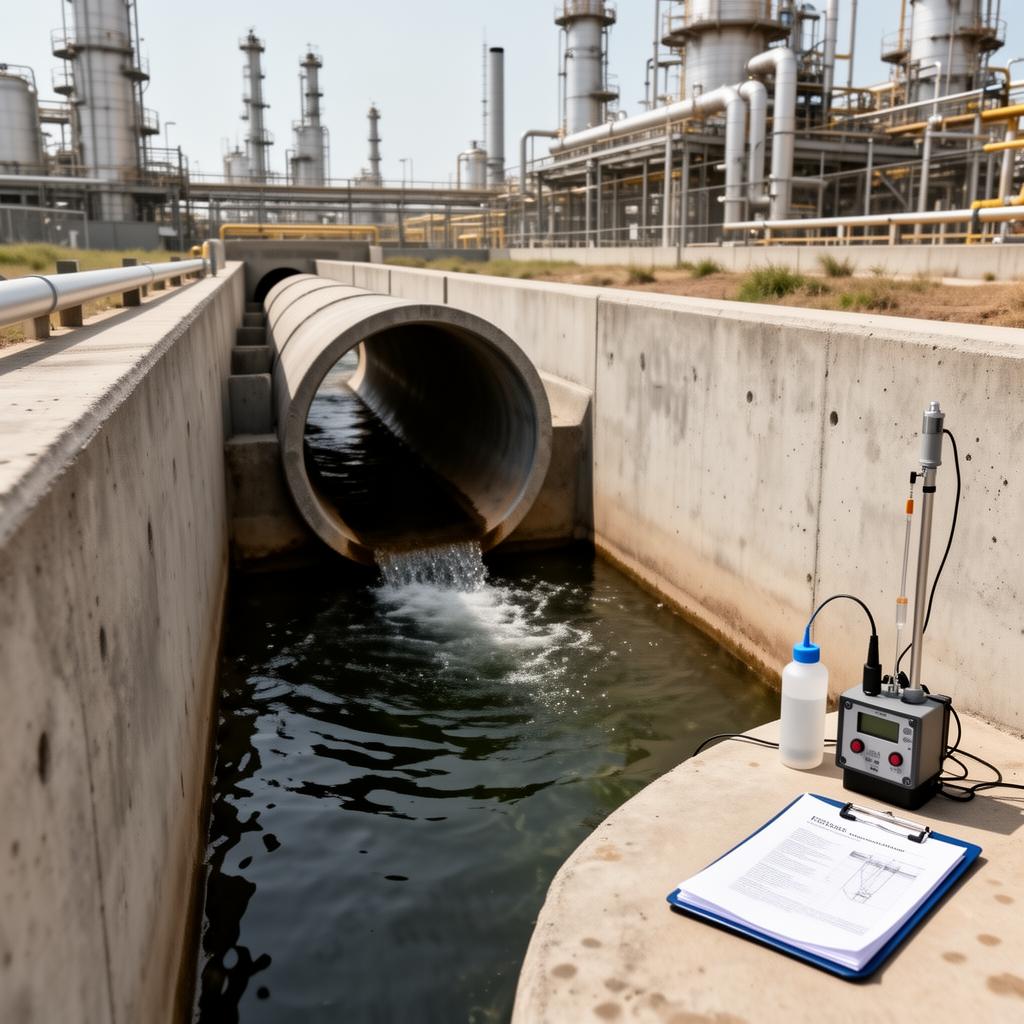 Industrial stormwater outfall sampling